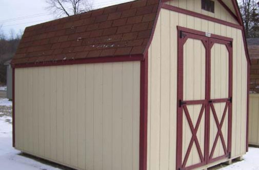 Gambrel Storage Shed by Yoder Building Company