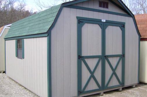 Gambrel Storage Shed by Yoder Building Company